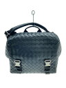 【中古】BOTTEGA VENETA◆ポスティーノ/イントレチャート/ショルダーバッグ/レザー/BLK//【バッグ】(4)