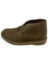 【中古】Clarks◆チャッカブーツ/26.5cm/BRW/15522【シューズ】