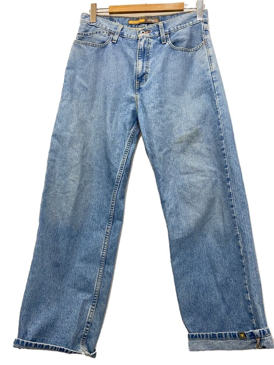 【中古】Levi’s◆シルバータブ/31/コットン/BLU/無地【メンズウェア】