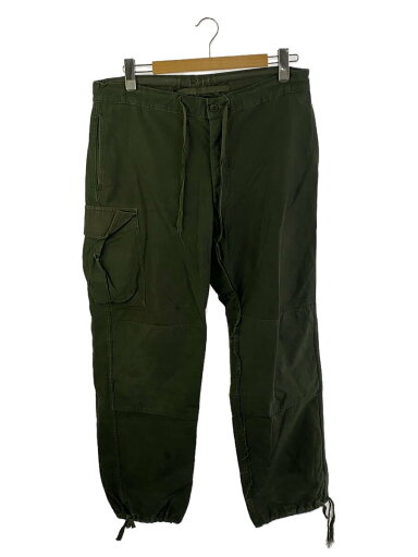 【中古】MILITARY◆ボトム/カーキ/ベルギー軍/90s/ダブルニー【メンズウェア】 【中古】MILITARY◆ボトム/カーキ/ベルギー軍/90s/ダブルニー【メンズウェア】