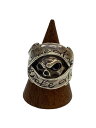 【中古】rat race◆Give No Take No Skull Ring 2/リング/SV925/18号/メンズ【服飾雑貨他】