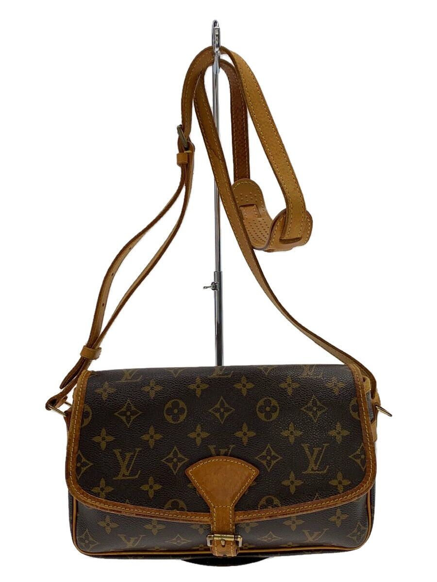 LOUIS VUITTON - 【中古】LOUIS VUITTON◆ソローニュ_モノグラム・キャンバス_BRW/PVC/BRW【バッグ】