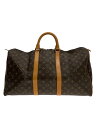 【中古】LOUIS VUITTON◆キーポル50_モノグラム・キャンバス_BRW/PVC/BRW【バッグ】