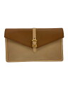 【中古】FENDI◆クラッチバッグ/--/BEG/8M0284【バッグ】