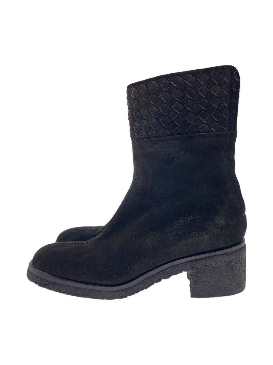 【中古】BOTTEGA VENETA◆ブーツ/35.5/BLK/19339【シューズ】