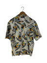 【中古】HYSTERIC GLAMOUR◆24SS/ISLAND DREAMS/アロハシャツ/M/コットン/WHT/総柄【メンズウェア】(4)