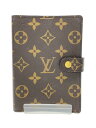 【中古】LOUIS VUITTON◆アジェンダPM_モノグラム_BRW/牛革/BRW/総柄/レディース【服飾雑貨他】