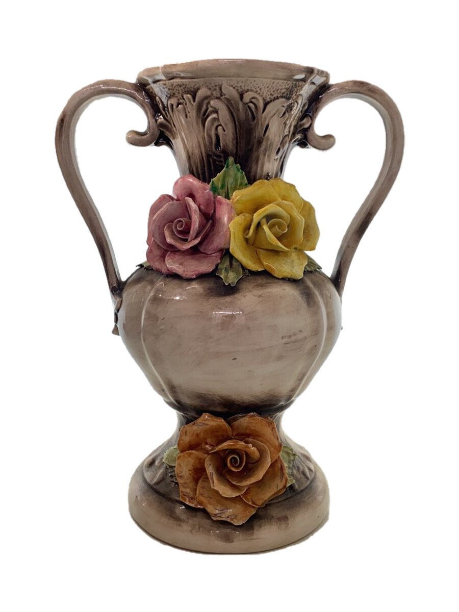 【中古】イタリア製/フラワーベース/壷・花瓶【インテリア小物・日用雑貨】