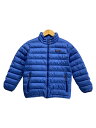 【中古】patagonia◆20AW/Boys Down Sweater/ダウンセーター/S/ポリエステル/BLU/無地/68245【キッズ】