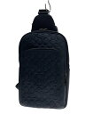 【中古】COACH◆イーサン パック・シグネチャー/バッグ/レザー/NVY/CY766【バッグ】