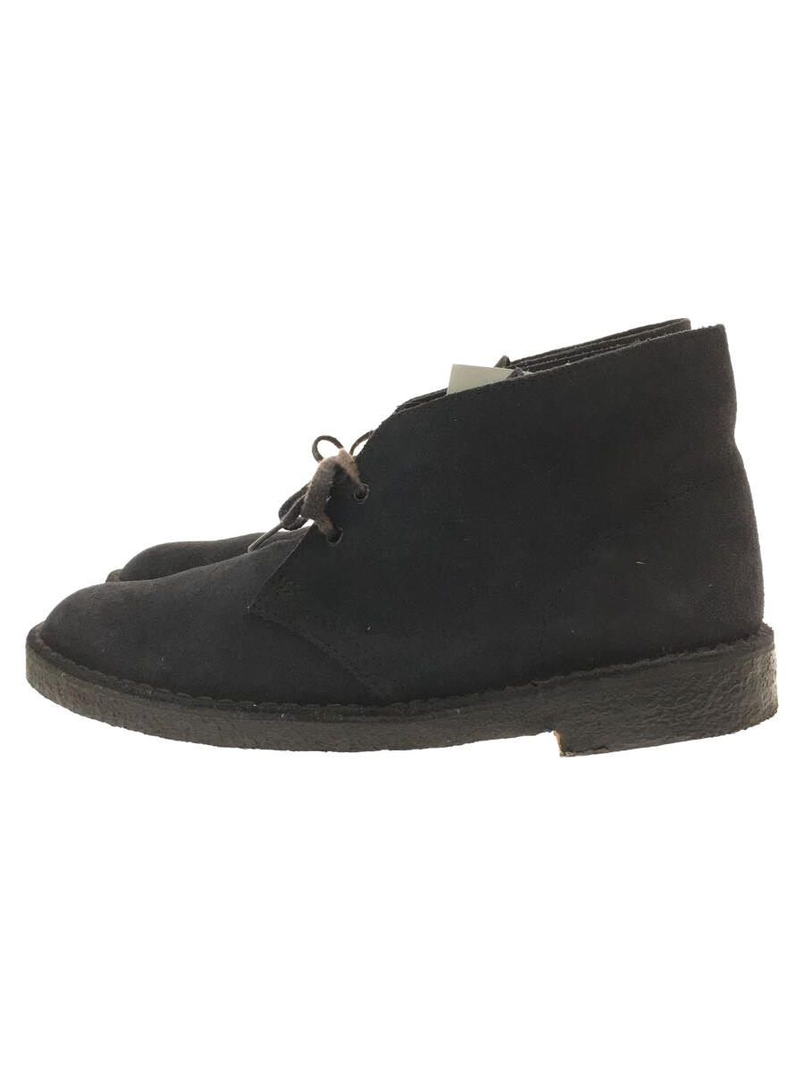 【中古】Clarks◆デザートブーツ/チャッカブーツ/US7.5/NVY/スウェード/500679【シューズ】