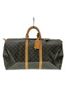 【中古】LOUIS VUITTON◆キーポル55_モノグラム・キャンバス_BRW/PVC/BRW【バッグ】