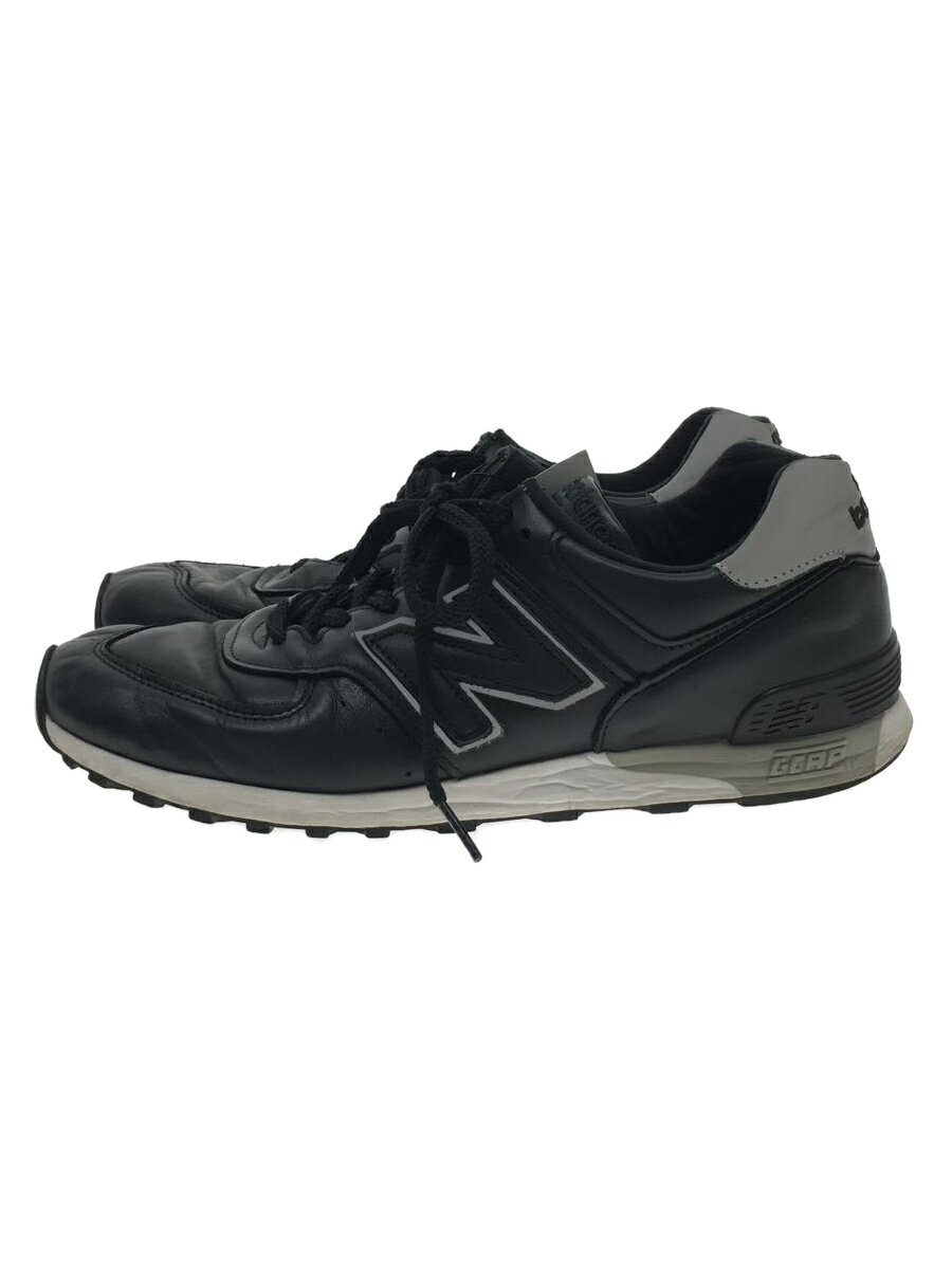 【中古】NEW BALANCE◆M576//ブラック/US7.5/BLK【シューズ】