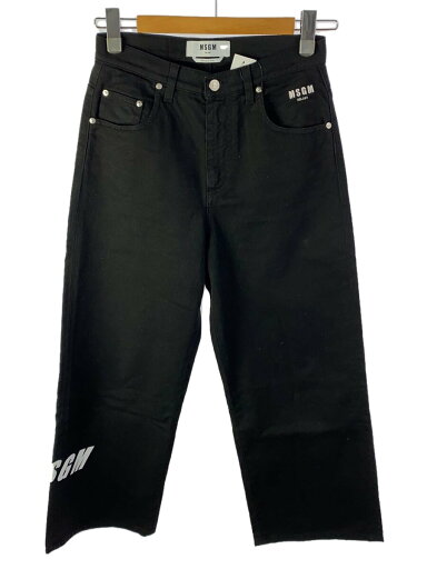 【中古】MSGM◆ストレートパンツ/42/コットン/BLK/無地/2841MDP80T【メンズウェア】 【中古】MSGM◆ストレートパンツ/42/コットン/BLK/無地/2841MDP80T【メンズウェア】