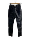 【中古】CELINE◆ボトム/25/コットン/BLK/無地【レディースウェア】