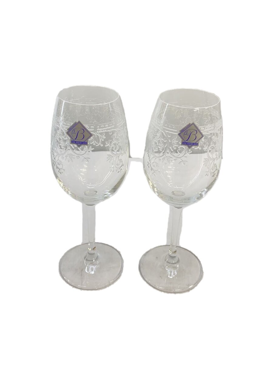 【中古】BOHEMIA GLASS(Crystal)◆グラス/2点セット【キッチン用品】