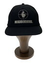 【中古】NEIGHBORHOOD◆キャップ/FREE/ポリエステル/BLK/メンズ/232YGNH-HT02S【服飾雑貨他】