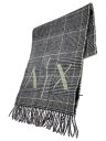 【中古】ARMANI EXCHANGE◆マフラー/ウ