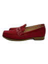 【中古】COLE HAAN◆フラットパンプス/24.5cm/RED/d14865【シューズ】(4)