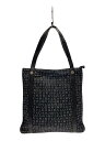 【中古】BVLGARI◆ロゴマニア/トートバッグ/コットン/インディゴ【バッグ】