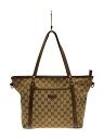 【中古】GUCCI◆トートバッグ/PVC/BEG/総柄/388929【バッグ】(4)