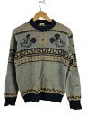 【中古】KENNINGTON◆ミッキーミニー/ニット・セーター(薄手)/M/アクリル/マルチカラー【メンズウェア】(4)