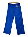 【中古】DICKIES◆ボトム/32/ポリエステル/BLU【メンズウェア】