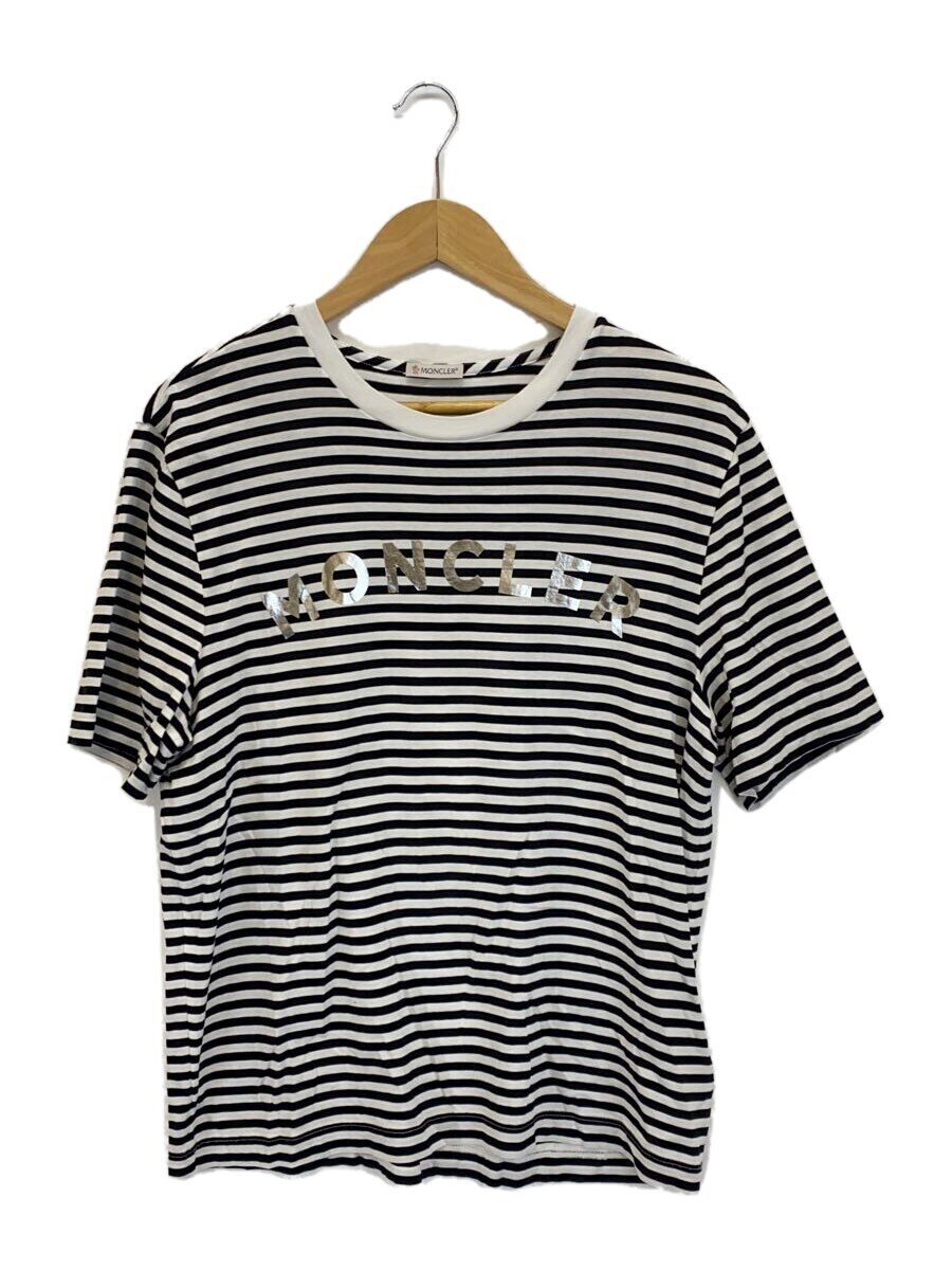 【関税込み】Moncler ブラック&ホワイト ボーダー Tシャツ 楽天市場】モンクレール tシャツ(柄ボーダー)(Tシャツ
