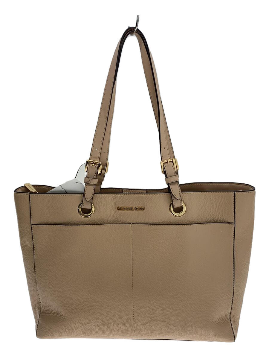 【中古】MICHAEL KORS◆トートバッグ/--/BEG/無地/35S1GTVT7L【バッグ】 1