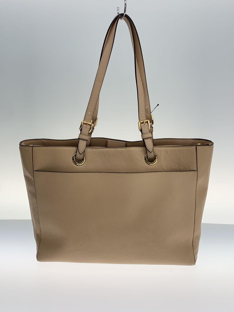 【中古】MICHAEL KORS◆トートバッグ/--/BEG/無地/35S1GTVT7L【バッグ】 3