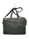 【中古】PRADA◆ブリーフケース/ナイロン/BLK/V407/持ち手割れ有/汚れ有/ファスナー錆有【バッグ】