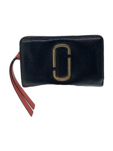 【中古】MARC BY MARC JACOBS◆2つ折り財布/--/BLK/無地/レディース【服飾雑貨他】 【中古】MARC BY MARC JACOBS◆2つ折り財布/--/BLK/無地/レディース【服飾雑貨他】