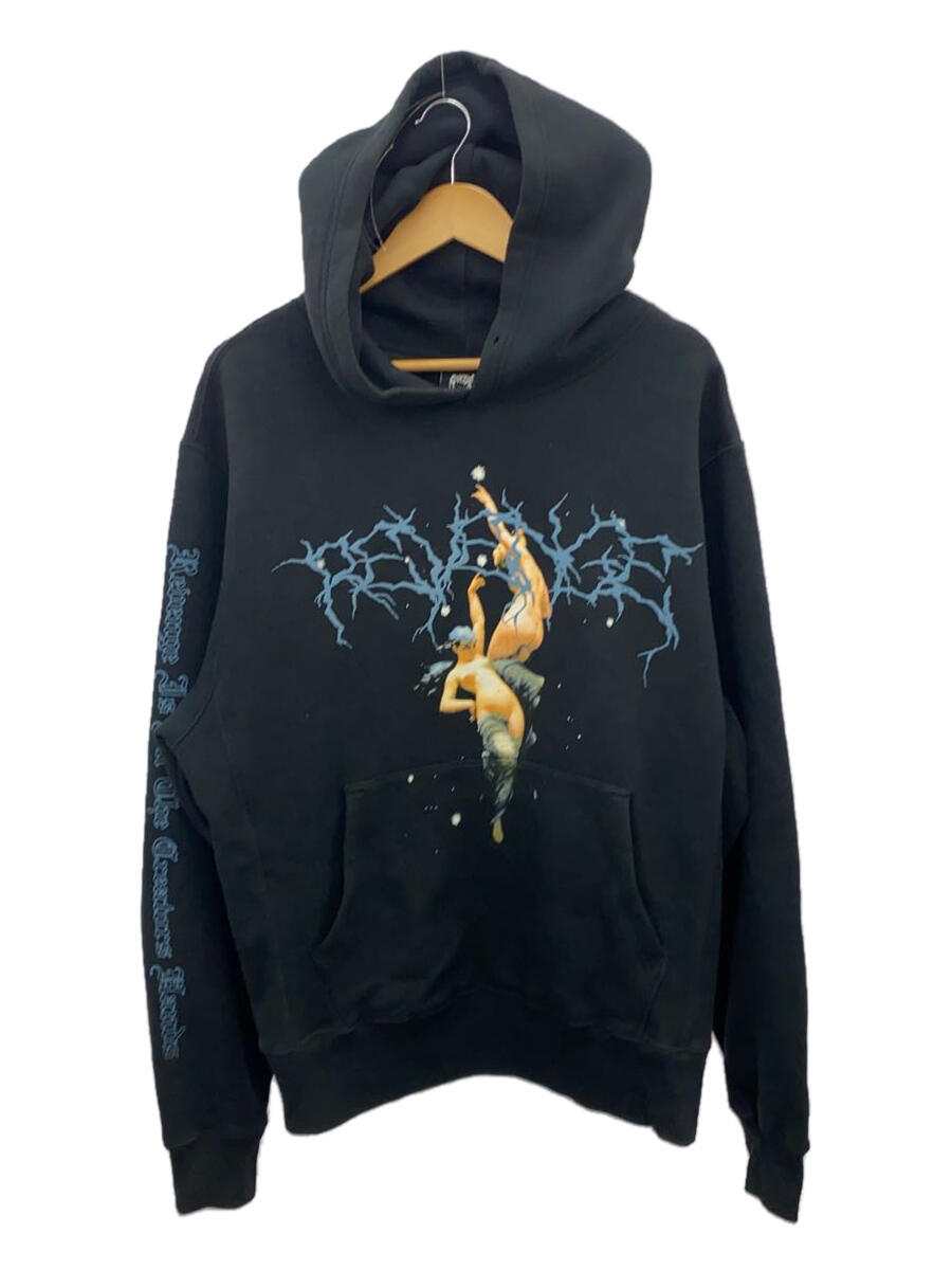 【中古】Revenge◆Lightning Angel Hoodie/パーカー/--/--/BLK/総柄【メンズウェア】