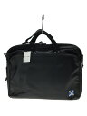 【中古】LUGGAGE LABEL◆ブリーフケース/ポリエステル/ブラック/無地/2way/ショルダーバッグ【バッグ】