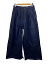 【中古】Maison Margiela◆ワイドパンツ/40/コットン/インディゴ/S51KA0570 S30736//【レディースウェア】