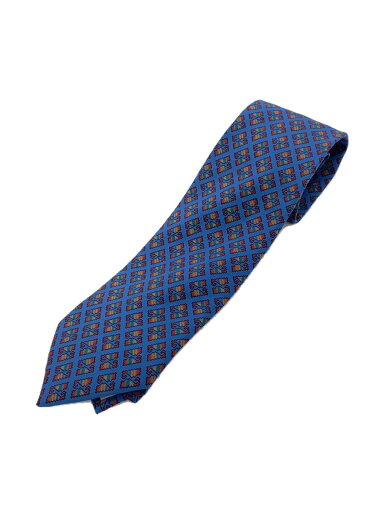 【中古】YVES SAINT LAURENT◆ネクタイ/シルク/IDG/総柄/メンズ【服飾雑貨他】 【中古】YVES SAINT LAURENT◆ネクタイ/シルク/IDG/総柄/メンズ【服飾雑貨他】