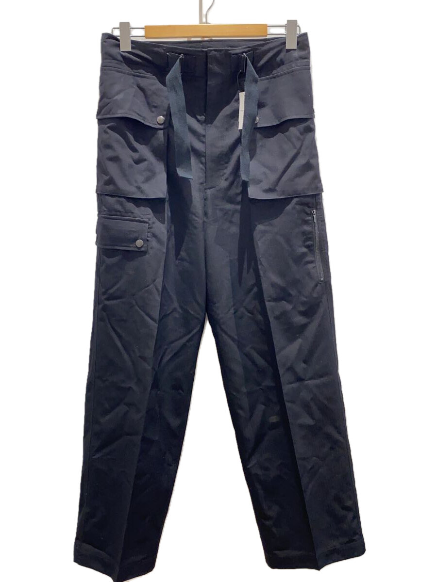 Rakuten - 【中古】AURALEE◆25ss/WOOL HERRINGBONE CARGO PANTS/3/ウール/BLK/A25SP02CH//【メンズウェア】