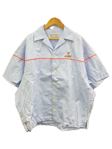 【中古】kolor◆Tシャツ/3/コットン/BLU/24SCM-B03111/開襟/オープンカラー【メンズウェア】 【中古】kolor◆Tシャツ/3/コットン/BLU/24SCM-B03111/開襟/オープンカラー【メンズウェア】