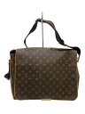 【中古】LOUIS VUITTON◆アベス_モノグラム・キャンバス_BRW/PVC/BRW【バッグ】