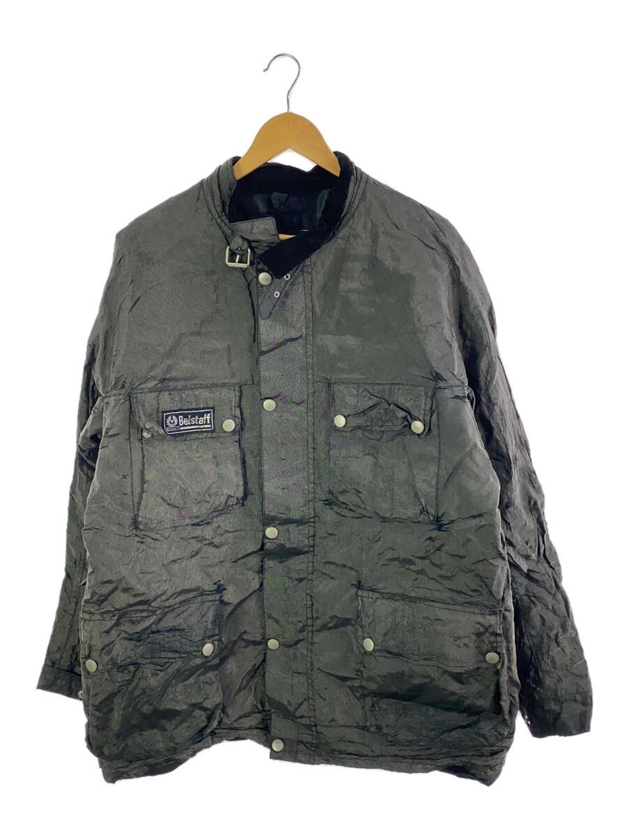 【中古】Belstaff◆~90s/メタルファブリック/カバーオール/XL/ダブルジップ/メタル44%/ユーロ/SLV【メンズウェア】