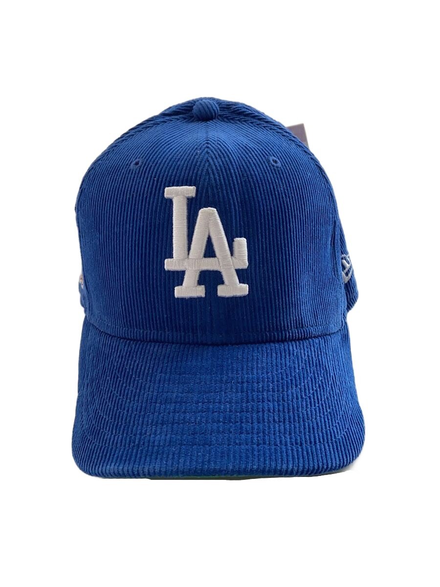 UNDEFEATED◆×Dodgers/LA/キャップ/7 3/8/コーデュロイ/ブルー/メンズ
