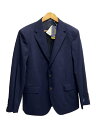 【中古】POLO RALPH LAUREN◆テーラードジャケット/40/ポリエステル/NVY/無地/715921717003【メンズウェア】