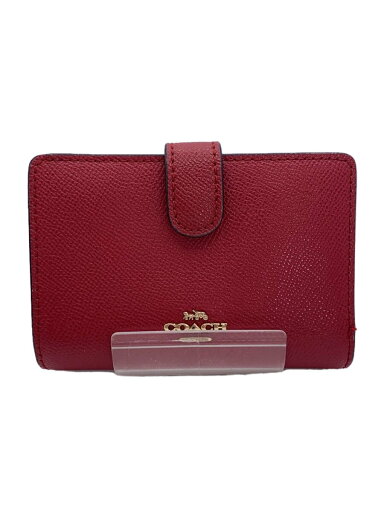 【中古】COACH◆2つ折り財布/レザー/レッド/レディース/11484【服飾雑貨他】 【中古】COACH◆2つ折り財布/レザー/レッド/レディース/11484【服飾雑貨他】