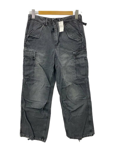 【中古】AVIREX◆カーゴパンツ/S/コットン/BLK/無地/783-3911006/M-65 FATIGUE DENIM PANT【メンズウェア】 【中古】AVIREX◆カーゴパンツ/S/コットン/BLK/無地/783-3911006/M-65 FATIGUE DENIM PANT【メンズウェア】