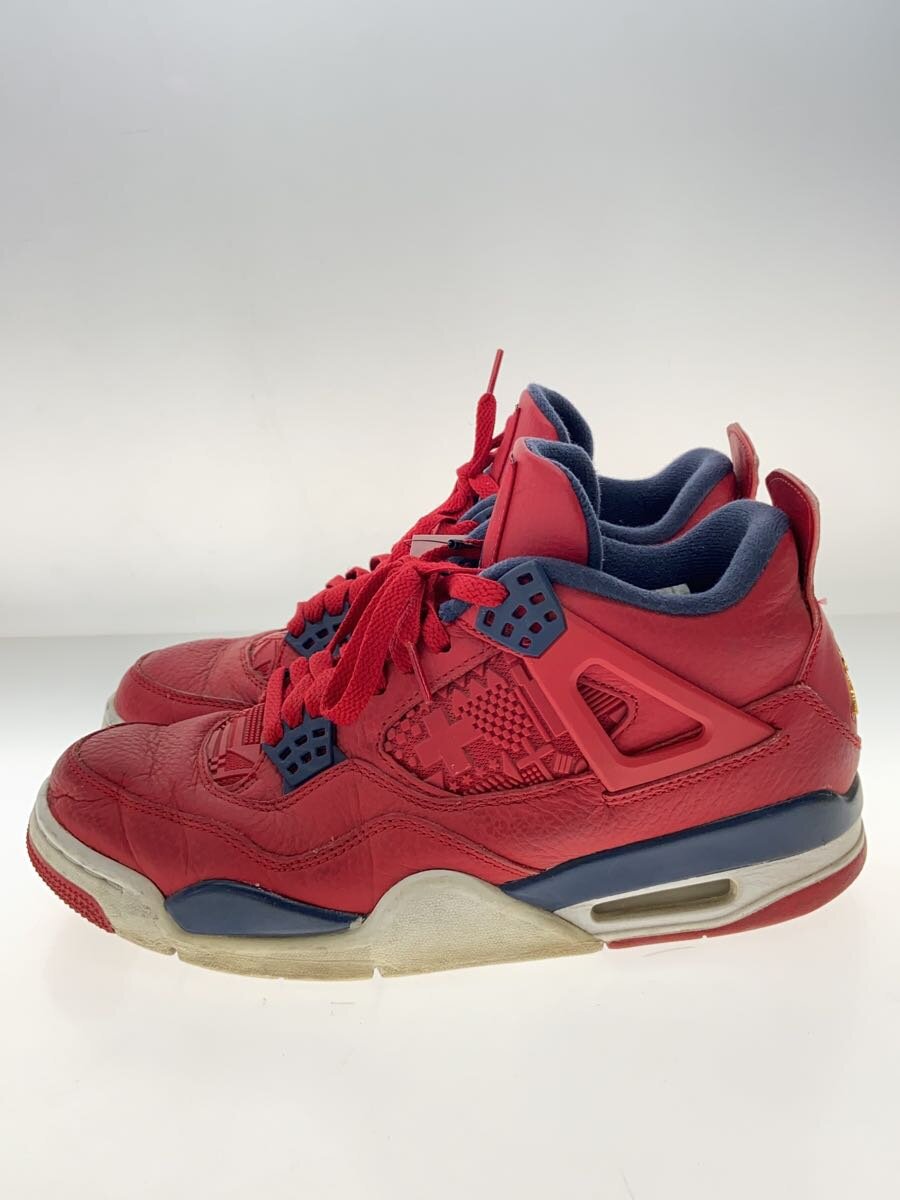 NIKE◆AIR JORDAN 4 RETRO SE/エアジョーダンレトロ/レッド/CI1184-617/27cm/RED