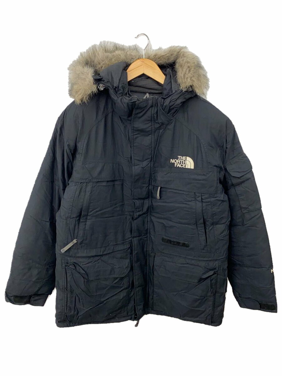 【中古】THE NORTH FACE◆MCMURDO PARKA_マクマードパーカー/M/ナイロン/BLK【メンズウェア】