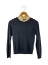 【中古】JOHN SMEDLEY◆ニット・セーター(薄手)/M/ウール/NVY/CLERIC KNIT POLO//【レディースウェア】