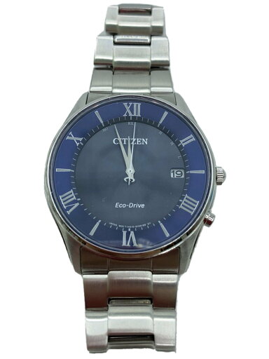 【中古】CITIZEN◆ソーラー腕時計/アナログ/ステンレス/NVY/SLV/SS/H415-S112907【服飾雑貨他】 【中古】CITIZEN◆ソーラー腕時計/アナログ/ステンレス/NVY/SLV/SS/H415-S112907【服飾雑貨他】