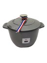 【中古】Staub◆ライスココット/鍋/サイズ:16cm/GRY【キッチン用品】