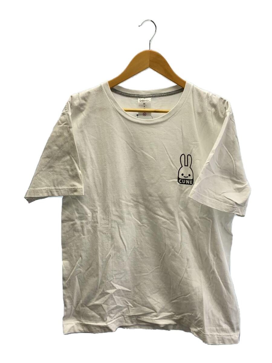 【中古】CUNE◆Tシャツ/XL/コットン/WH